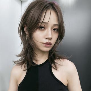 ミディアム カラー ブリーチ/デザイン ubu🥷🏻のヘアスタイル