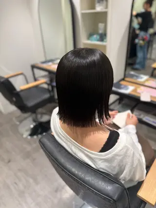ミディアム 艶髪レイヤー上田 紗也🇰🇷💗のヘアスタイル