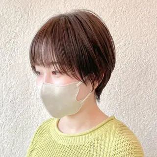 ショート カラー パーマ 髪質改善特化 谷口祐綺のヘアスタイル