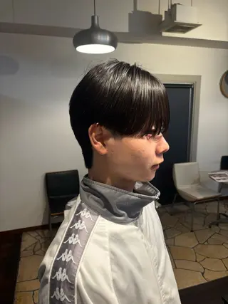 パーマ メンズ 曲がる縮毛矯正/ 大西のヘアスタイル