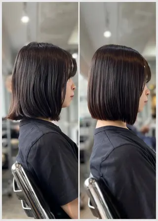 ミディアム 村上ゆうすけ 髪質改善🪞縮毛矯正のヘアスタイル