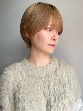 ショート 艶々ブリーチ職人🎀 あげは💖のヘアスタイル