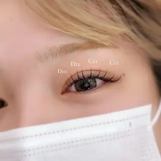 マツエク・マツパ 平永 ♥のマツエク・マツパデザイン