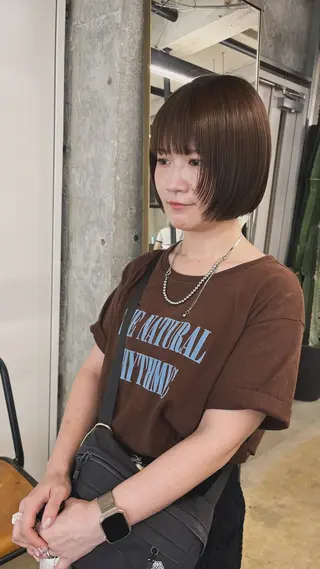 ミディアム カラー 小木曽智美 /ボブ/ショートのヘアスタイル