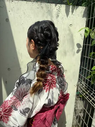 ロング ヘアアレンジ 加藤志保 🎗️🫧モデル募集のヘアスタイル