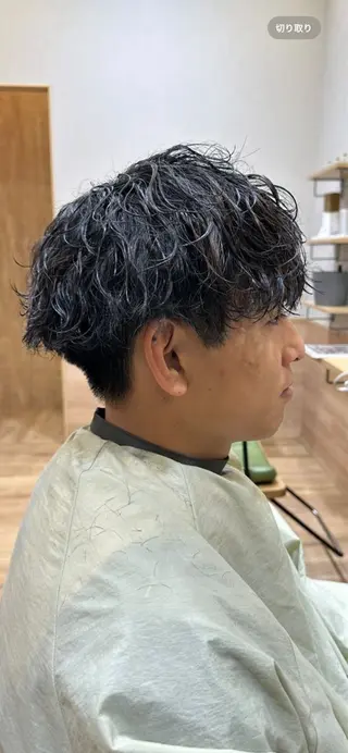 パーマ メンズ 小田 暉のヘアスタイル