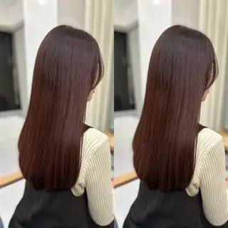 ロング 髪質改善🩵縮毛矯正 代々木/木下のヘアスタイル