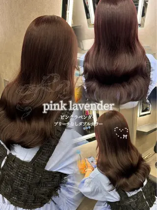 カラー 暖色/透明感カラー 🤍yuzuho🫧のヘアスタイル