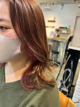 ミディアム 金 春江のヘアスタイル