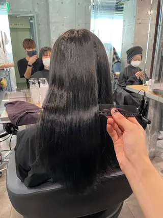 セミロング カラー ベージュカラー💖 やすひろのヘアスタイル