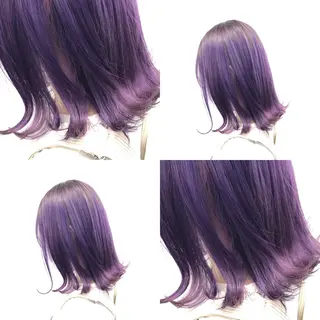 ミディアム カラー パーマ ヘアアレンジ メンズ キッズ 上品＆韓国風 🥀海心🥀のヘアスタイル