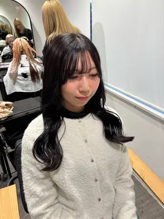 セミロング カラー ACRO Hirokiのヘアスタイル