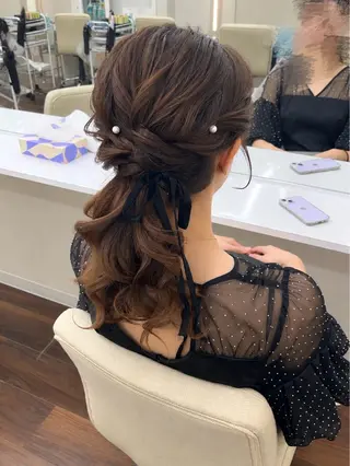 ロング YUMEYAKATA 五条店のヘアスタイル