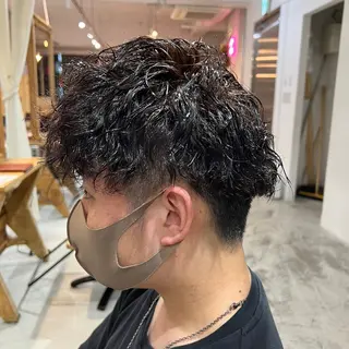 ショート パーマ メンズ Mizuki Yajimaのヘアスタイル