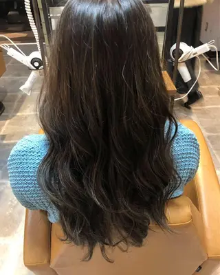 ロング カラー 縮毛矯正/ 髪質改善/浅見拓哉のヘアスタイル