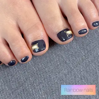 ネイル Rainbow nailsくろちゃんのネイルデザイン