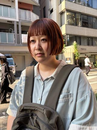 ショート カラー eri kinjoのヘアスタイル