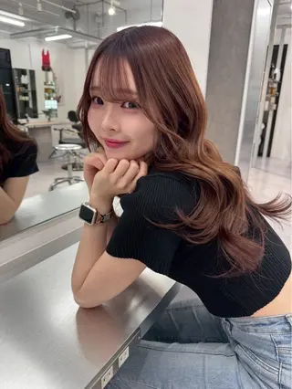 ロング vivie Madokaのヘアスタイル