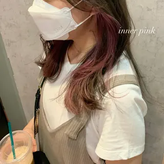 セミロング カラー 💁♂️メンズカッ トパーマ💈大田涼華のヘアスタイル