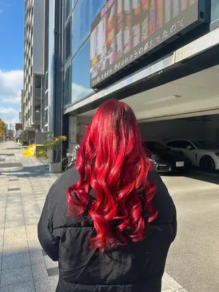 ロング カラー ボブ&寒色🎐ᩚ 短髪 COCOROのヘアスタイル