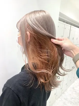セミロング 🇰🇷韓国スタイル 🇰🇷友輝のヘアスタイル