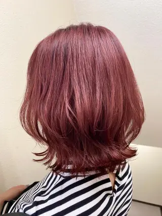 ミディアム カラー ヘアアレンジ キッズ 女性専用サロン 【中崎町】ゆきみのヘアスタイル