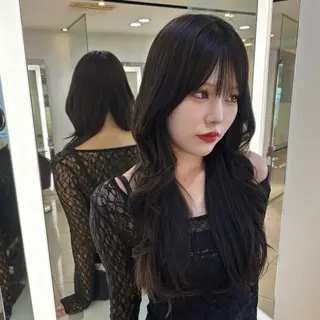 ロング MARIN🦋／ 韓国ヘア×艶カラーのヘアスタイル