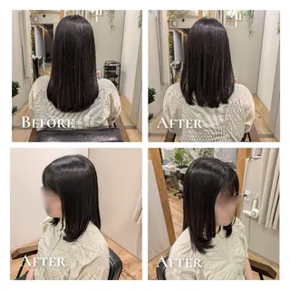 セミロング 有馬 葵のヘアスタイル