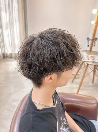 パーマ メンズ 🌀メンズパーマ🌀 平川海夢のヘアスタイル