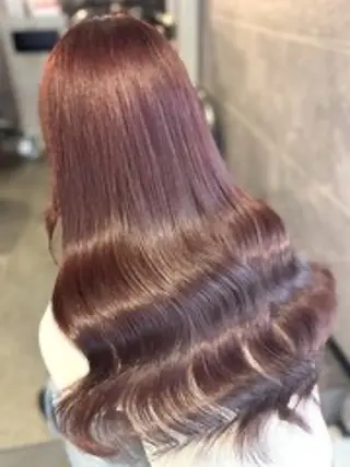 ロング カラー 💜eluあやね💜 🫧カラー・縮毛矯正のヘアスタイル