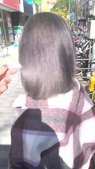 ミディアム カラー パーマ ヘアアレンジ メンズ キッズ ネイル マツエク・マツパ 酸性ストレート 髪質改善大槻勇樹のヘアスタイル