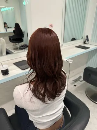 ロング カラー 🤎モテ髪&透明感 ミルクティー🥣🤎のヘアスタイル