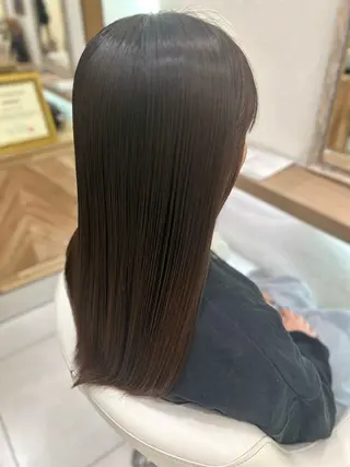 ロング 縮毛矯正/髪質改善/ 艶髪ササキナツミのヘアスタイル