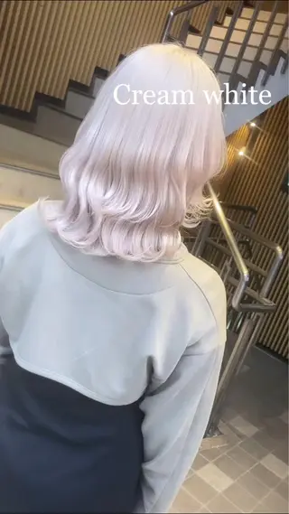ミディアム カラー Selenehair 三条本店のヘアスタイル