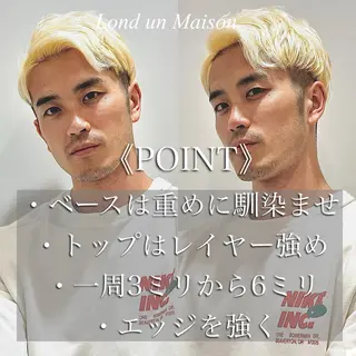 ショート カラー メンズ 朝楽メンズパーマ 🥇メンズカット吉田のヘアスタイル