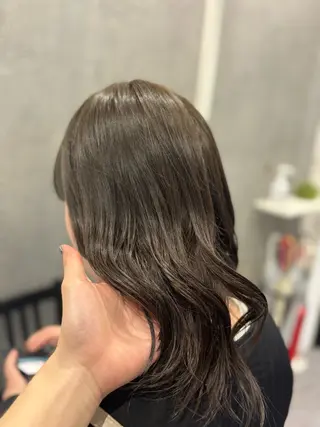 セミロング カラー ACRO Hirokiのヘアスタイル