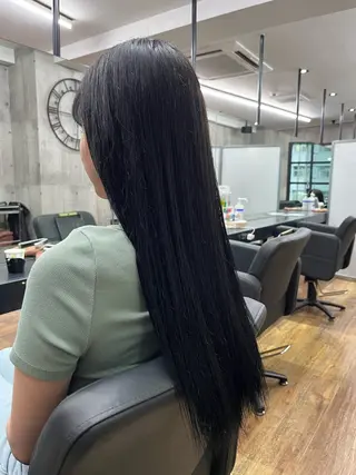 ロング カラー 永井 脩弥のヘアスタイル