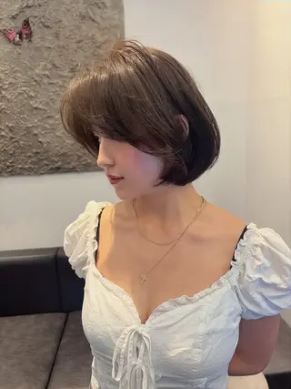 ショート 海野翔吾🇨🇳 ワンホンレイヤーのヘアスタイル