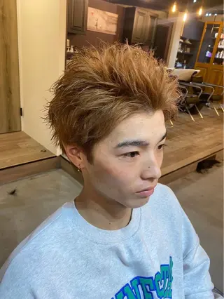 ショート ツイスパ/シャドウ 新井のヘアスタイル