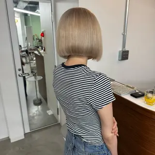 ショート カラー カットモデル୨୧大阪 梅田タカシマリナ♡のヘアスタイル