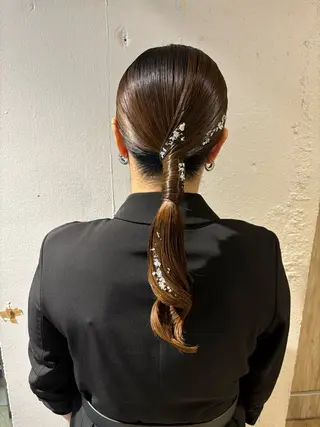 ヘアアレンジ サソウ ユリエ🥥のヘアスタイル