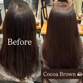 ロング カラー 艶カラー✨️髪質改善 🪽縮毛矯正mamiのヘアスタイル