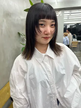 セミロング 鈴 /ショート/ボブのヘアスタイル