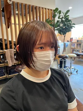 ショート 🫧透明感カラー× レイヤー🫧HARUのヘアスタイル