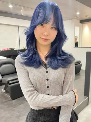 カラー 盛れる艶髪カラー Harusa🎀のヘアスタイル