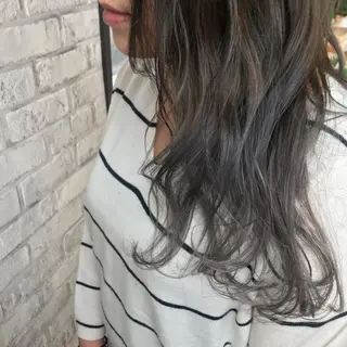 ロング カラー Oopsレイヤー 加藤澄都のヘアスタイル