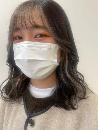 ミディアム カラー 髪質改善・縮毛矯正 年間1500名担当♪のヘアスタイル