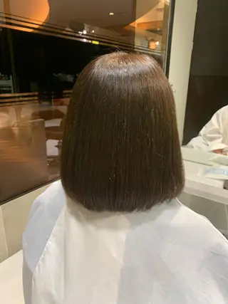 ミディアム カラー 🫧ツヤ髪個室美容室 安食茉莉🫧のヘアスタイル