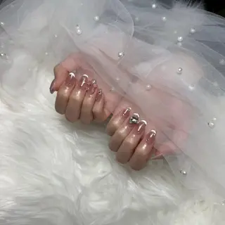 ネイル PEEKABOO 旧:momo京橋のネイルデザイン