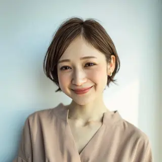 ショート 🌿京都丸みショート /小倉徒歩4分/多田のヘアスタイル